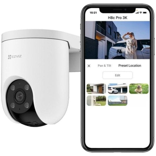 EZVIZ H8c Pro 3K Cámara de Seguridad IP Exterior 2880 x 1620 Pixeles Techo