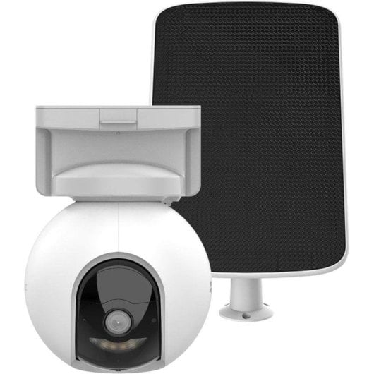 Caméra de surveillance EZVIZ HB8 2K Vision Nocturne Extérieure IA Alarme Panneau Solaire Contrôle Vocal Audio Bidirectionnel
