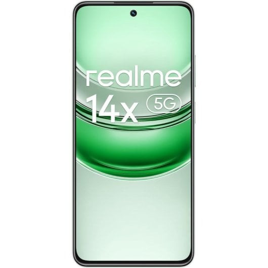 Realme 14x 5G 8GB(+10GB)/256GB Smartphone 6.67" 120Hz Resistencia Militar 810H Android 14 Verde