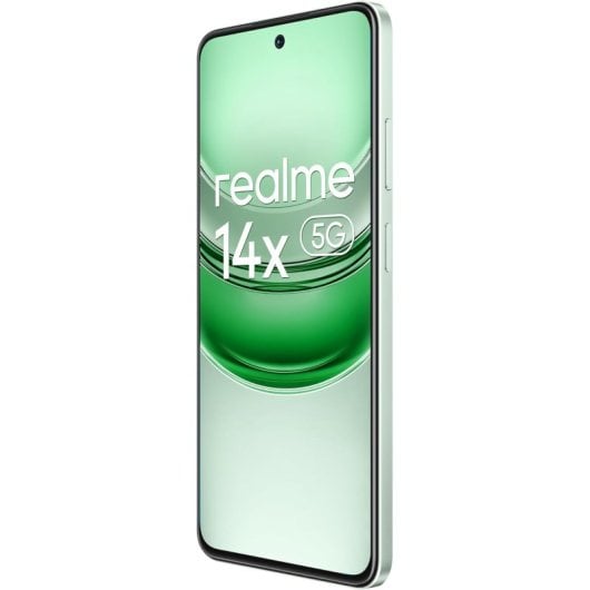 Realme 14x 5G 8GB(+10GB)/256GB Smartphone 6.67" 120Hz Resistencia Militar 810H Android 14 Verde