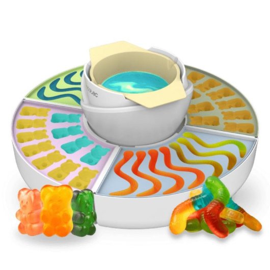 Cecotec Fun&Sugar Gummy Máquina De Hacer Golosinas y Fondue De Chocolate Blanco