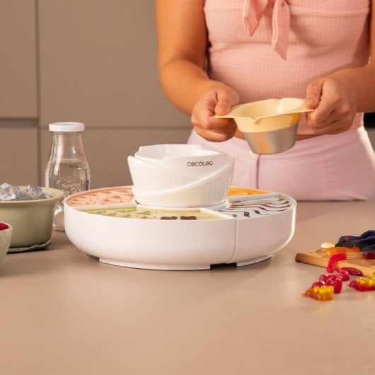 Machine à bonbons gélifiés et fondue au chocolat blanc Cecotec Fun&Sugar