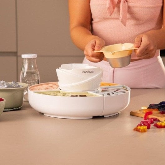 Cecotec Fun&Sugar Gummy Máquina De Hacer Golosinas y Fondue De Chocolate Blanco