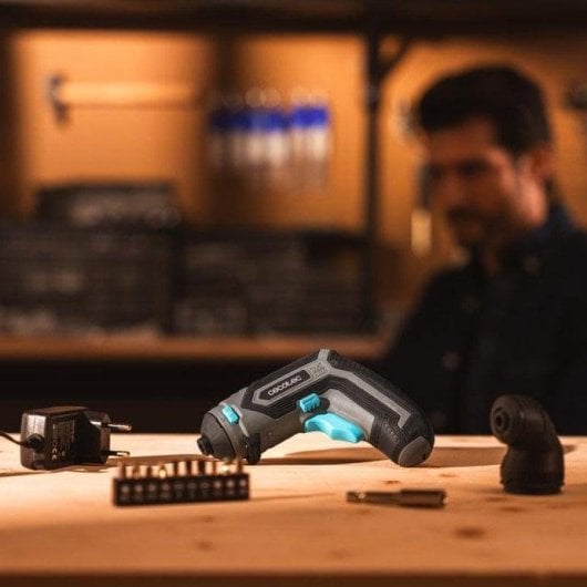 Tournevis électrique Cecotec PowerGyro 3500 Angle Set 4V LED Compact