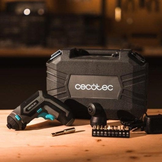 Tournevis électrique Cecotec PowerGyro 3500 Angle Set 4V LED Compact
