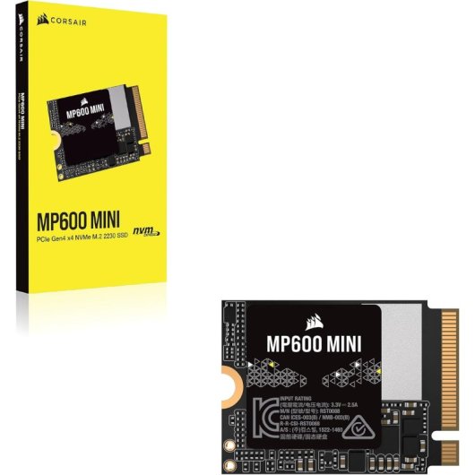SSD Corsair MP600 MINI 1 To 7 000 Mo/s NVMe PCIe 4.0 M.2 Gen4 2230