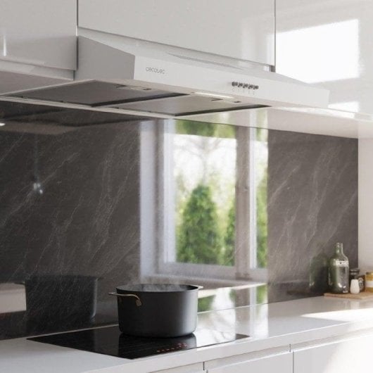 Campana extractora Cecotec Bolero Flux CM 602200 Convencional 60cm Blanco con luz