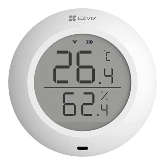 Capteur de Température et Humidité EZVIZ T51C Zigbee Écran Large Alertes Mobiles