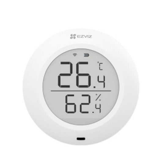 Capteur de Température et Humidité EZVIZ T51C Zigbee Écran Large Alertes Mobiles