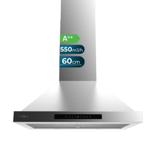 Campana extractora Cecotec Bolero Flux PT 605500 Extraction 60cm contrôle gestuel et tactile
