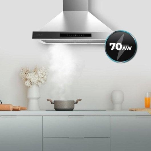 Campana extractora Cecotec Bolero Flux PT 605500 Extraction 60cm contrôle gestuel et tactile