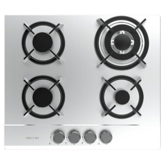 Cecotec Bolero Squad G 4200f Placa De Gas 8000w 4 Fuegos Inox