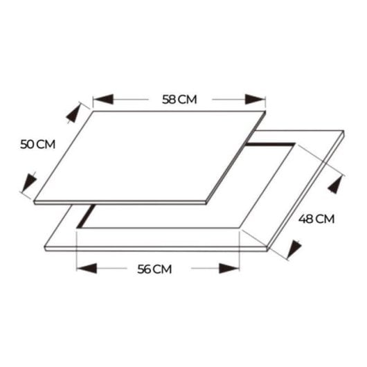 Plaque gaz Cecotec Bolero Squad G 4200F 4 brûleurs Inox 8000W wok