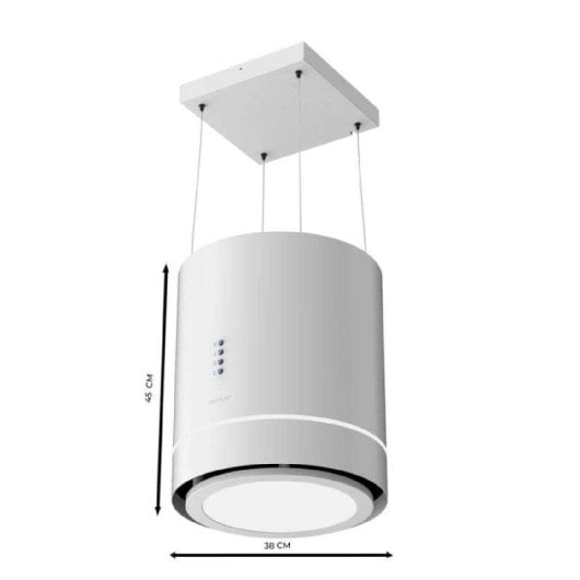 Campana extractora Cecotec Bolero Flux CRE 448000 Ilha 38cm com função Booster