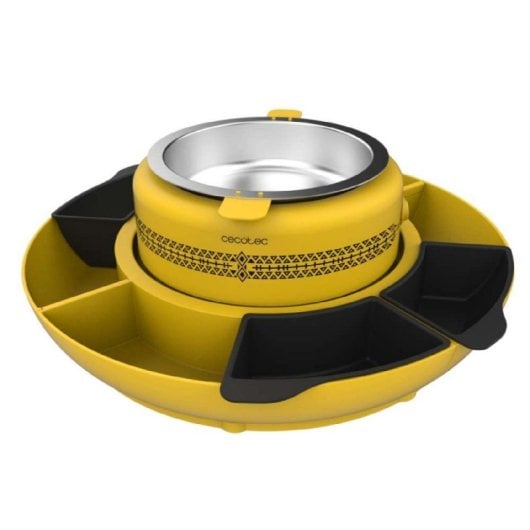 Cecotec Fun Taco Andale Máquina Para Aquecer os Ingredientes De Tacos Amarela