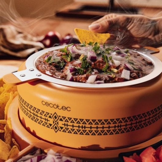 Cecotec Fun Taco Andale Máquina Para Aquecer os Ingredientes De Tacos Amarela