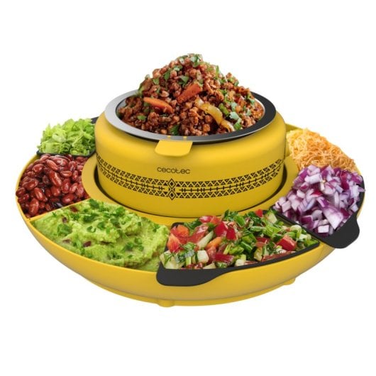 Cecotec Fun Taco Andale Máquina Para Calentar Los Ingredientes De Tacos Amarillo