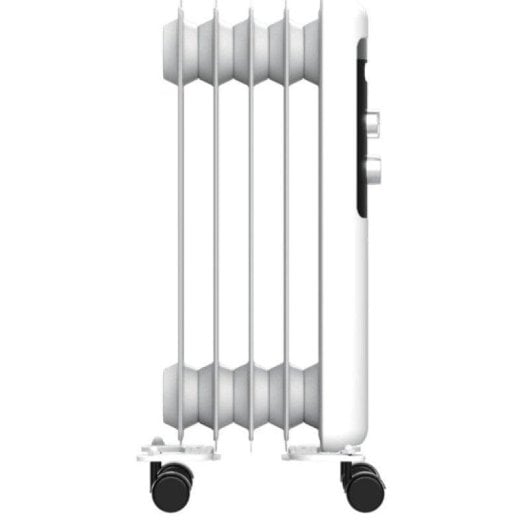 Radiador Elétrico Cecotec ReadyWarm 550 Space 1000W pequeno controlo manual compacto com rodas