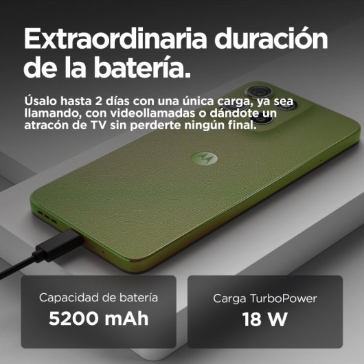 Motorola Moto G15 6.72" 8/256GB 5200mAh Android 15 Verde Libre