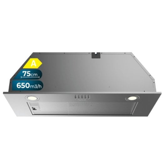 Cecotec Bolero Flux IM 756500 Campana Extractora Integrable 165W 75cm A Inox