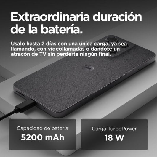 Motorola Moto G15 6.72" 8/128GB 5200mAh Android 15 Gris Libre