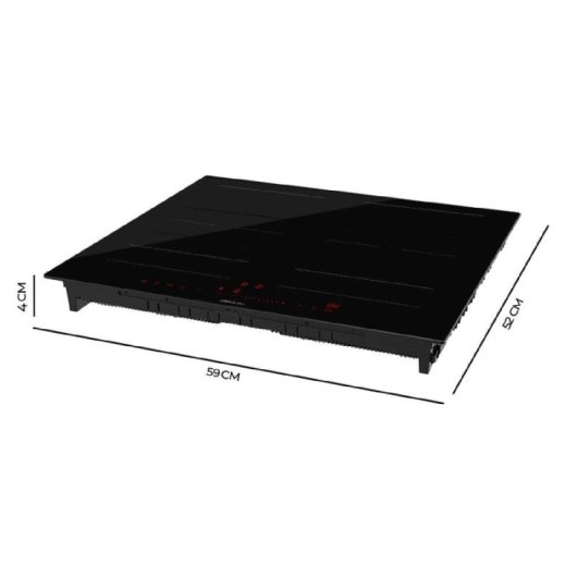 Cecotec  Bolero Squad I 4300 Fullflex Placa De Inducción 2 Bridge Zone 7400W Negro