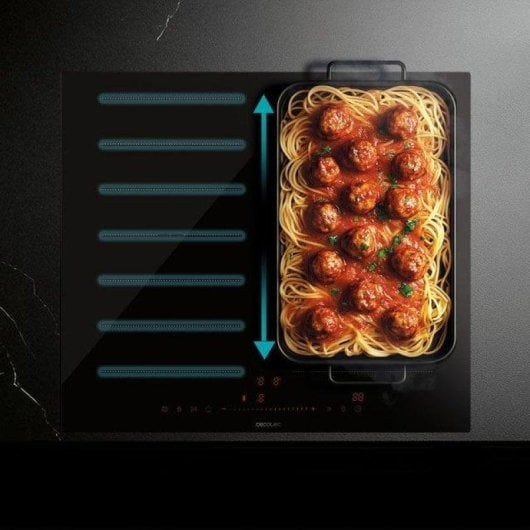 Cecotec  Bolero Squad I 4300 Fullflex Placa De Inducción 2 Bridge Zone 7400W Negro