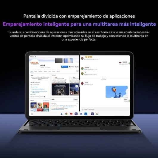 OSCAL Pad 100 Tablet 12" FHD+ 2K 12GB/256GB Android 15 4G Azul