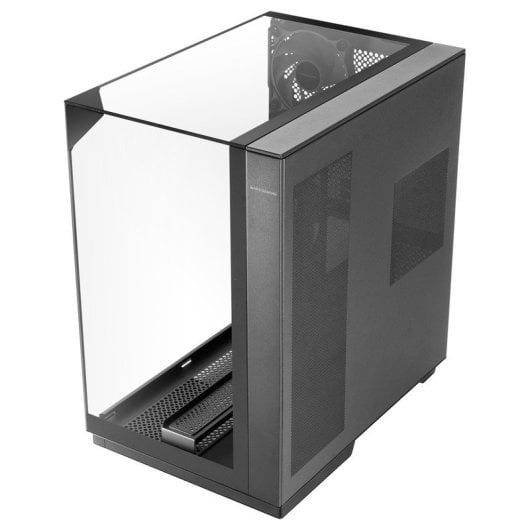Mars Gaming Mc-3gf Torre Atx Triple Cristal Templado 2 Ventiladores Argb 120mm Usb-c Negro