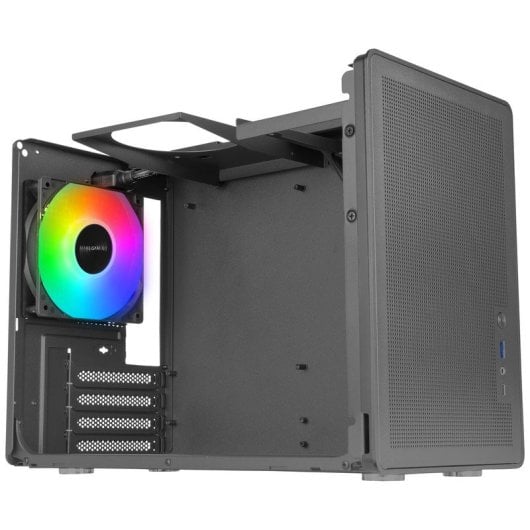 Mars Gaming Mc-xps Minitorre Microatx Cristal Templado Ventilador Frgb Trasero120mm Usb-c Negro