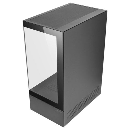 Mars Gaming MC-XO Semitorre ATX com Duplo Vidro Temperado, Ventoinha FRGB 120mm e Duas Câmaras Preta