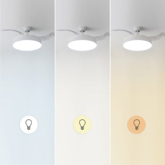 Cecotec Energysilence Aero 4200 Invisible Ventoinha De Teto 35W Led E Branca