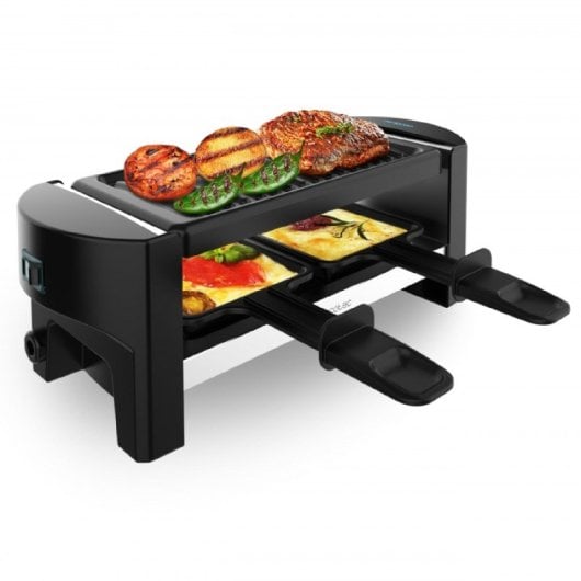 Cecotec Cheese&Grill 3200 Pocket Grelhador Raclette 320W Preto