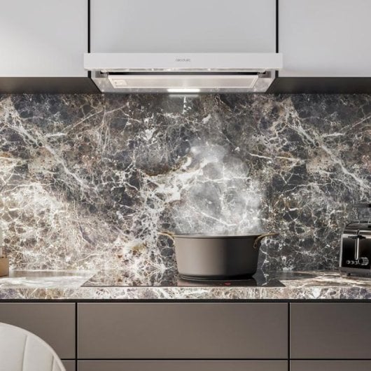 Cecotec Bolero Flux TLM 603500 Campana Extractora Telescópica 60cm 70W A Blanca