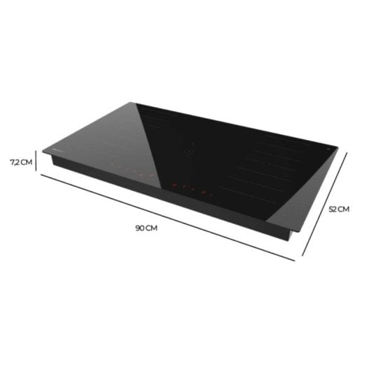 Cecotec Bolero Squad I 5600 Fullflex90 Placa de Inducción 10200W 90cm Negro