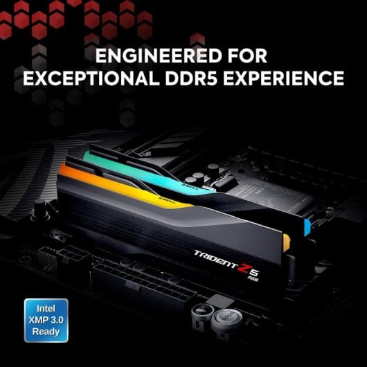G.Skill Trident Z5 RGB DDR5 6400MHz 64GB 2x32GB CL32 Intel XMP 3.0