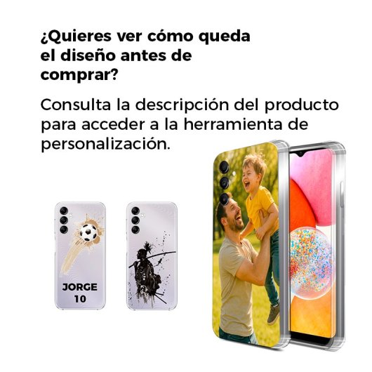 Cool Carcasa AntiShock Transparente para Samsung Galaxy - A05s Personalizable