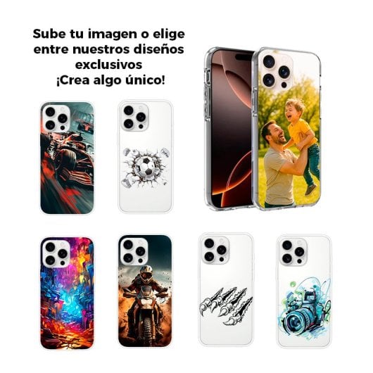 Cool Funda Magnética Transparente para iPhone 16 Pro Max Personalizada