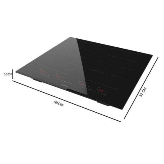 Cecotec Bolero Squad I 4800 Totalflex Placa De Inducción De 2 Zonas 7400w Negro