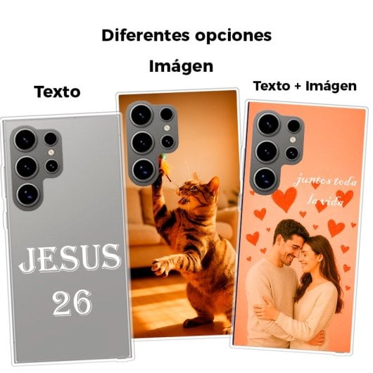 Cool Funda Magnética Transparente para Samsung Galaxy S24 Ultra Personalizada