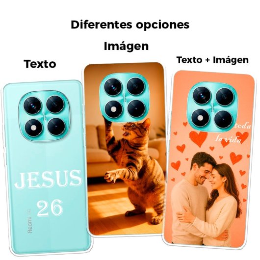 Cool Carcasa AntiShock Transparente  Xiaomi Redmi Note 14 Pro 5G / Note 14 Pro Plus 5G / Poco X7 Personalizada
