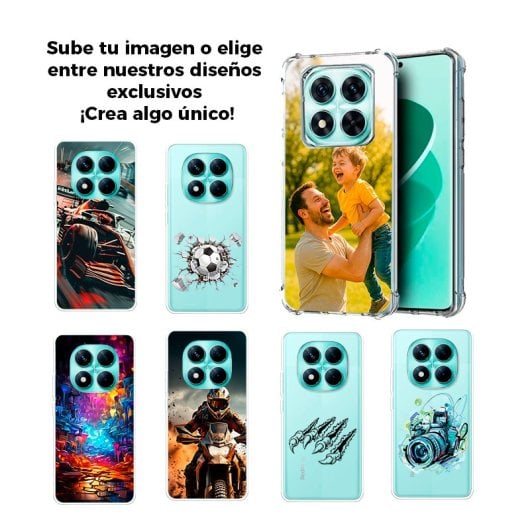 Cool Carcasa AntiShock Transparente  Xiaomi Redmi Note 14 Pro 5G / Note 14 Pro Plus 5G / Poco X7 Personalizada