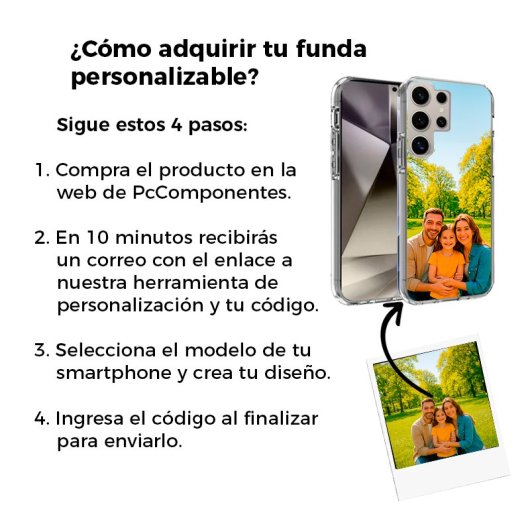 Cool Carcasa Magnética Transparente para Samsung Galaxy S25 Ultra Personalizable