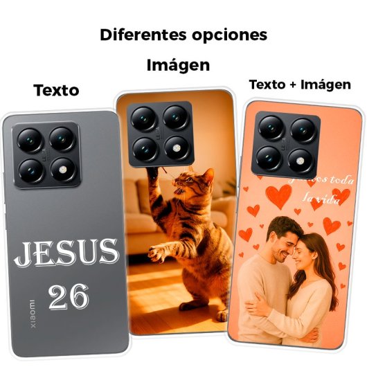 Cool Carcasa AntiShock Transparente para Xiaomi - 14T Personalizable