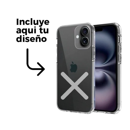 Cool Funda Magnética Transparente para iPhone 16 - Personalizable