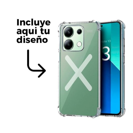 Cool Carcasa AntiShock Transparente para Xiaomi Redmi Note 13Pro Personalizada