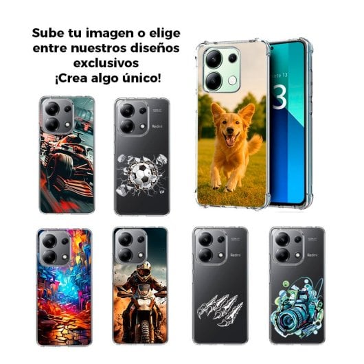 Cool Carcasa AntiShock Transparente para Xiaomi Redmi Note 13Pro Personalizada