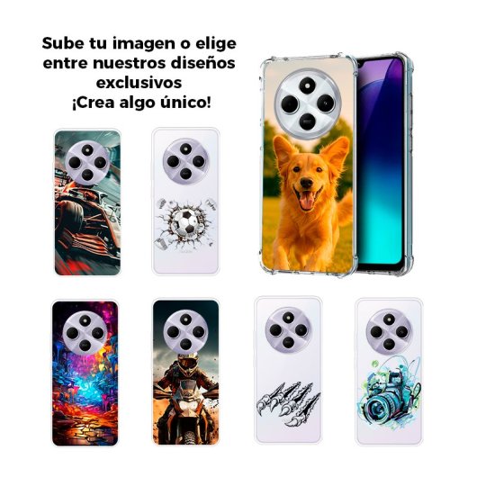 Cool Carcasa para Xiaomi Redmi 14C - POCO C75 AntiShock Transparente Personalizable