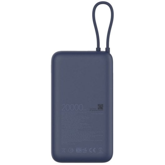 Xiaomi 33W Power Bank 20000mAh con Cable Integrado hasta 33W Azul