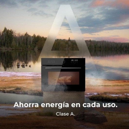 Horno électrique Cecotec Bolero Hexa AF314500 53 L Noir avec Airfryer, vapeur et autonet